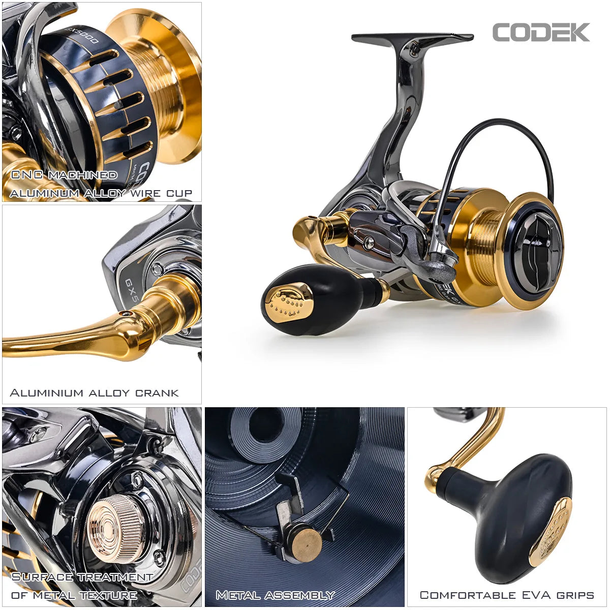 DAIWA New All Metal (CODEK ) Spinning Reel 15Kg Suitable for all waters