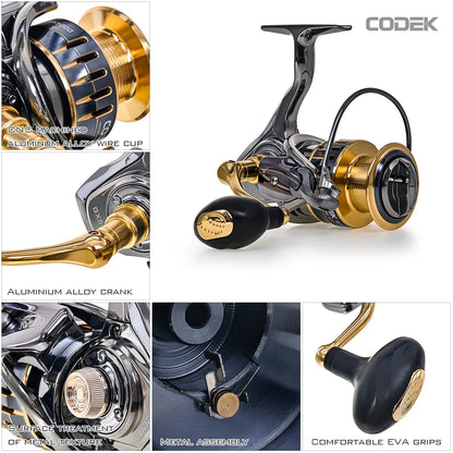 DAIWA New All Metal (CODEK ) Spinning Reel 15Kg Suitable for all waters