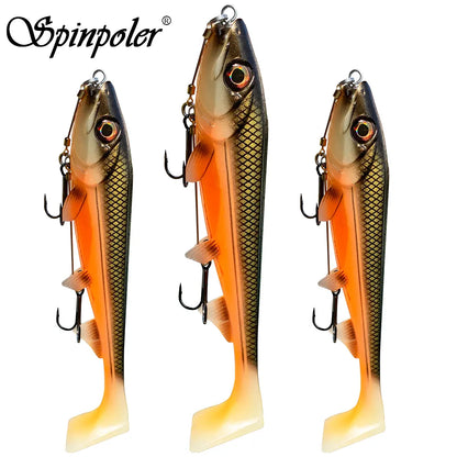 Spinpoler Shad Bait 14cm/18cm Square Paddle Tail