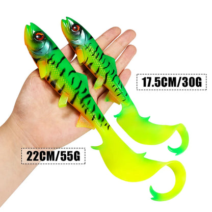 Spinpoler Firebomb Soft Swimbait 17.5cm 22cm(2pc)