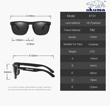 Okuma polarized sunglasses UV400 (Unisex)